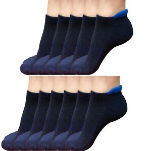 6 Pack Men Ankle Socks Five Finger Toe Cotton Sport Breathe Mesh Classic  7-11